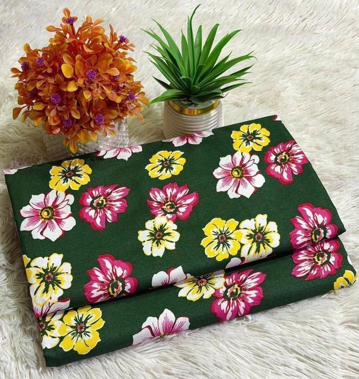 2 Piece Printed Summer Cotton Design-#11