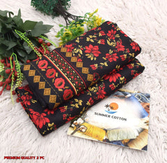 2 Piece Printed Summer Cotton Design-#11
