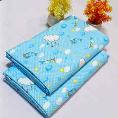 2 Piece Printed Summer Cotton Design-Multicolor