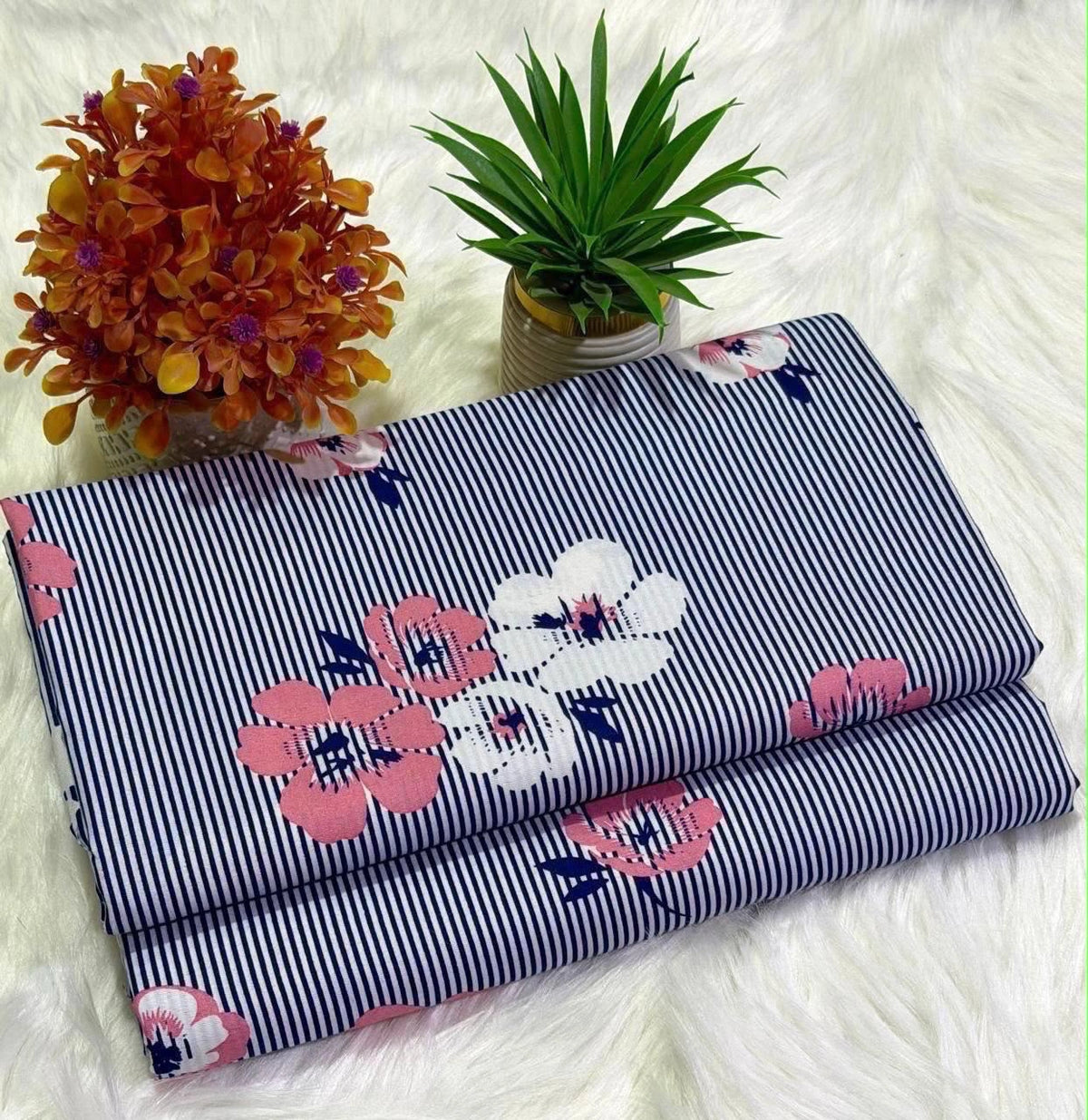 2 Piece Printed Summer Cotton Design-#14