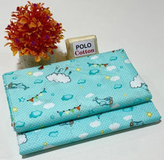 2 Piece Printed Summer Cotton Design-#17