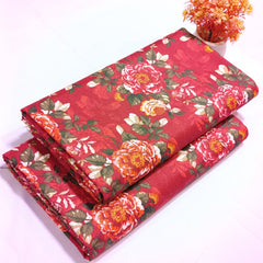 2 Piece Printed Summer Cotton Design-#18