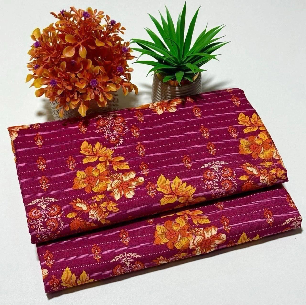 2 Piece Printed Summer Cotton Design-#19