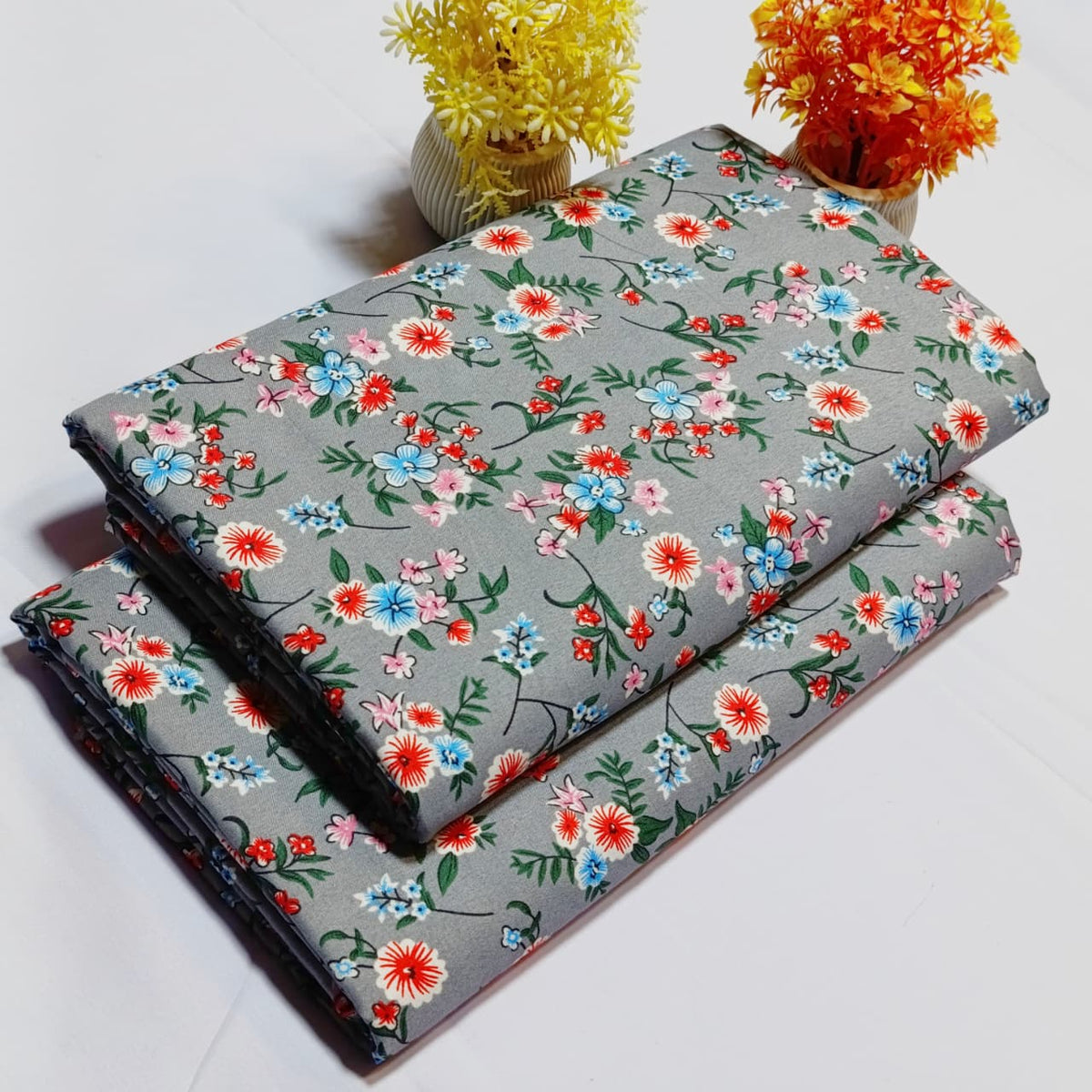 2 Piece Printed Summer Cotton Design-#3