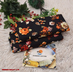 2 Piece Printed Summer Cotton Design-#4