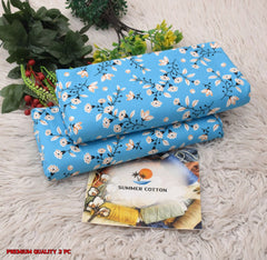 2 Piece Printed Summer Cotton Design-#7