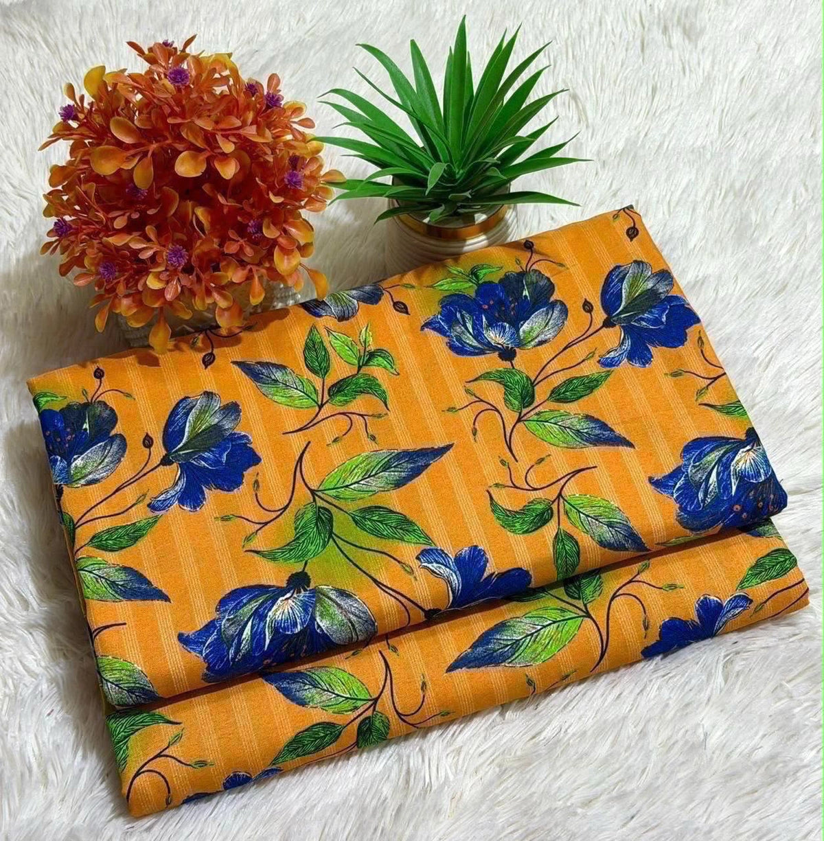 2 Piece Printed Summer Cotton Design-#7