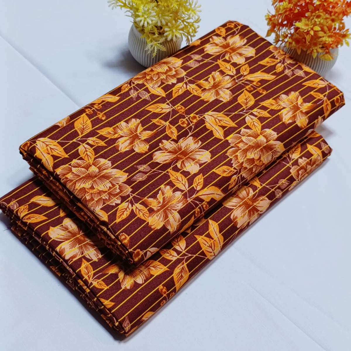 2 Piece Printed Summer Cotton Design-#11