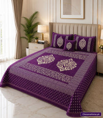 Jacquard Velvet Bed Sheet-4PCS