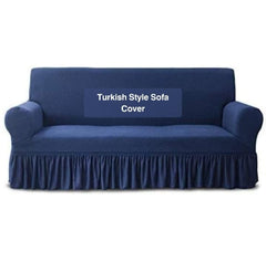 Turkish Style Sofa Cover (Blue)