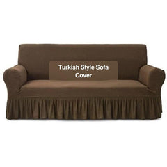 Turkish Style Sofa Cover  (Brown)