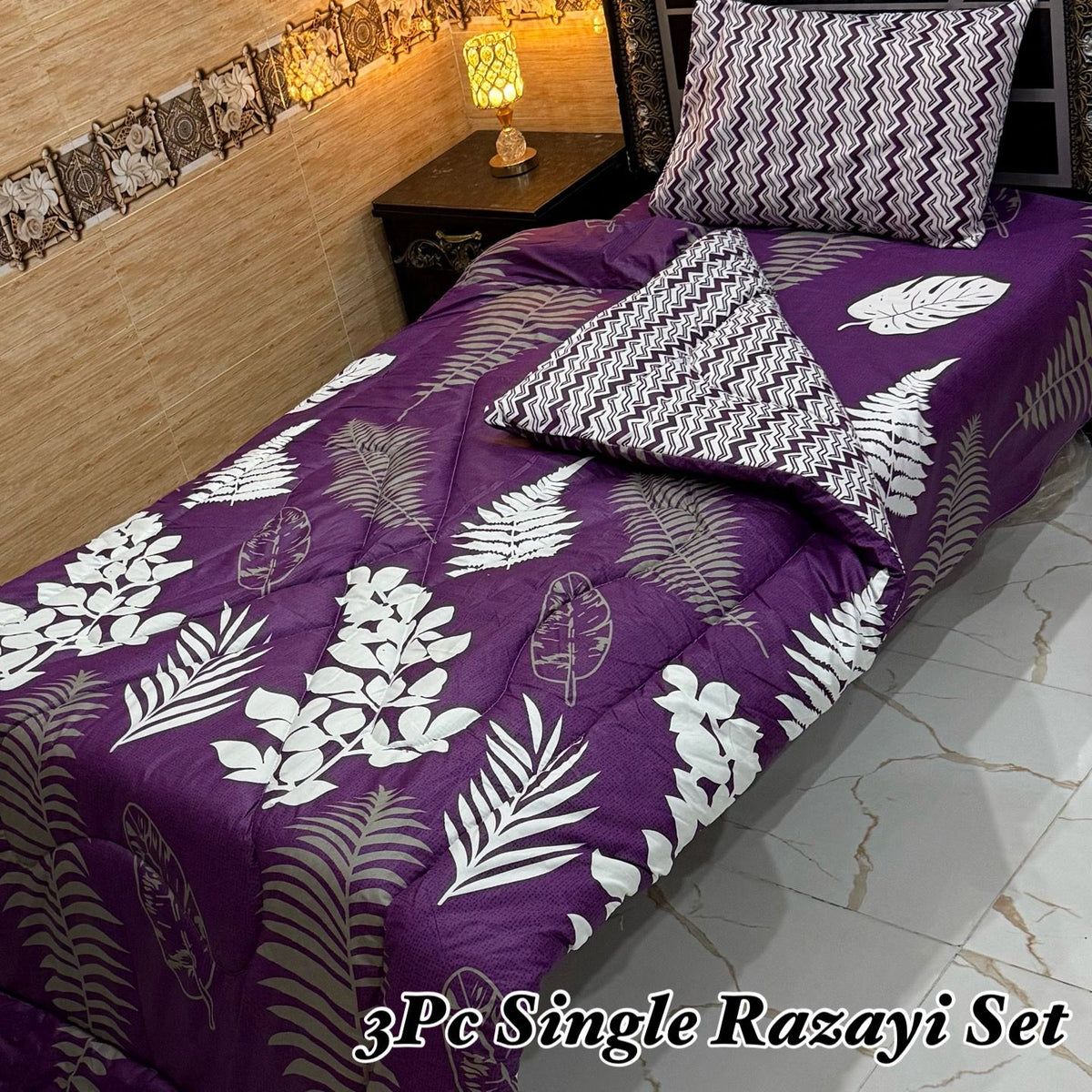 3PC Vicky Razai Set Single Bed-SRS-20041