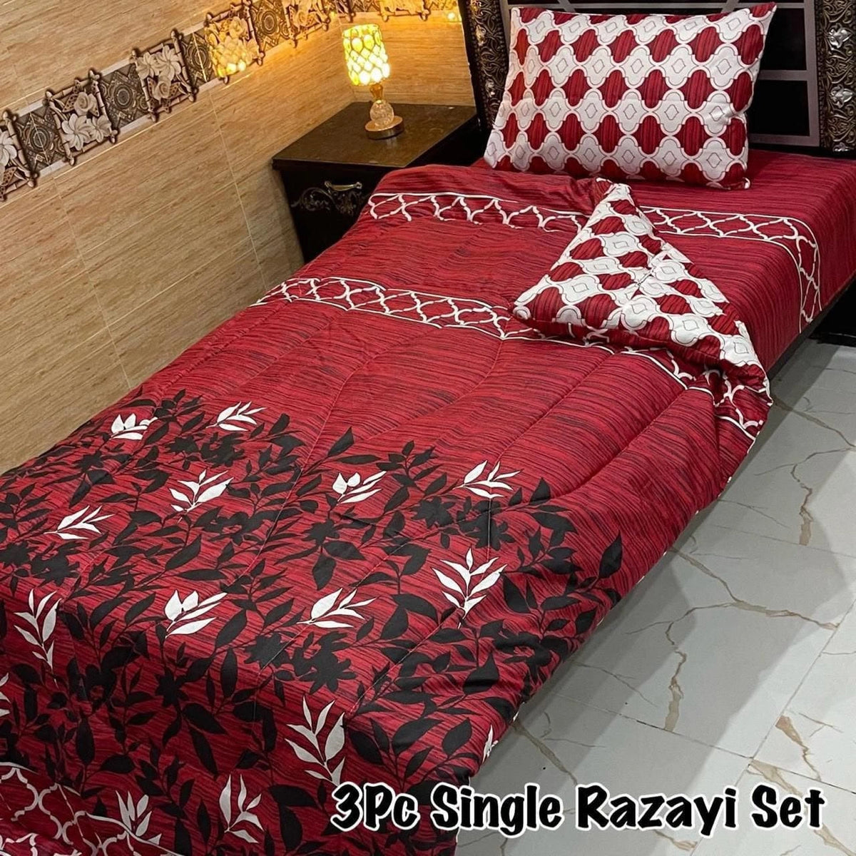 3PC Vicky Razai Set Single Bed-SRS-20041