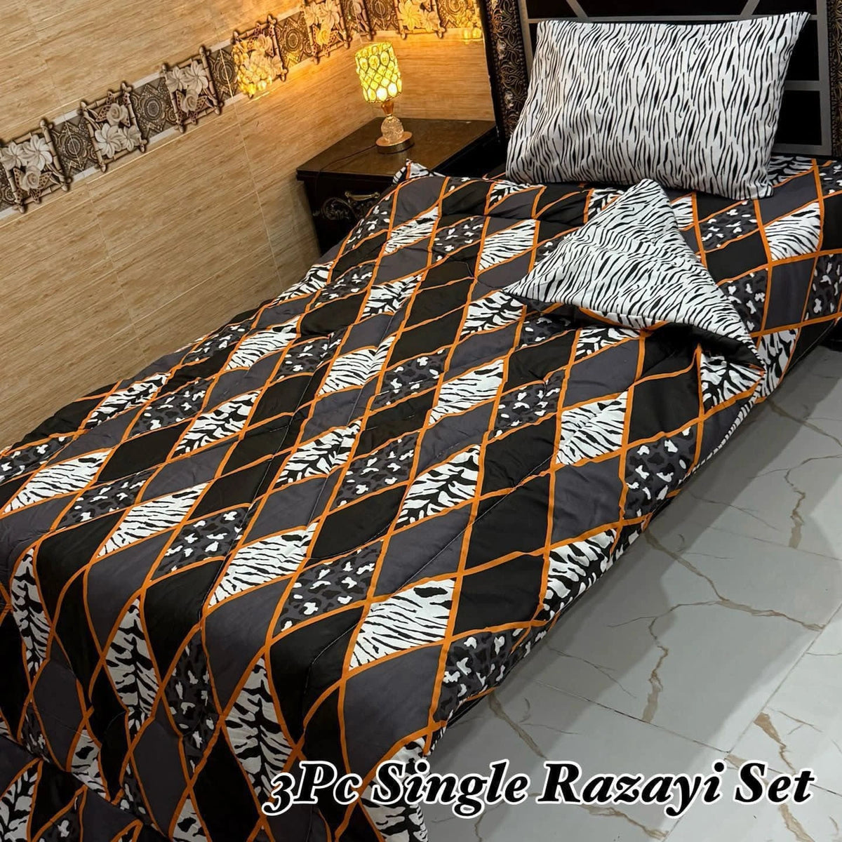 3PC Vicky Razai Set Single Bed-SRS-20042