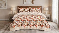 3 PCs Bed Sheet | Double Bed | King Size | Box Pack | Design-603