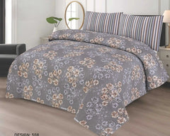 3 pcs King Size Bed Sheet Set Dynesty Export Quality-DEQ-508