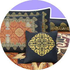 4Pcs Cotton Printed Bedsheet Set-Design-269