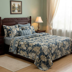 7Pc Printed Comforter Set-Design-#29