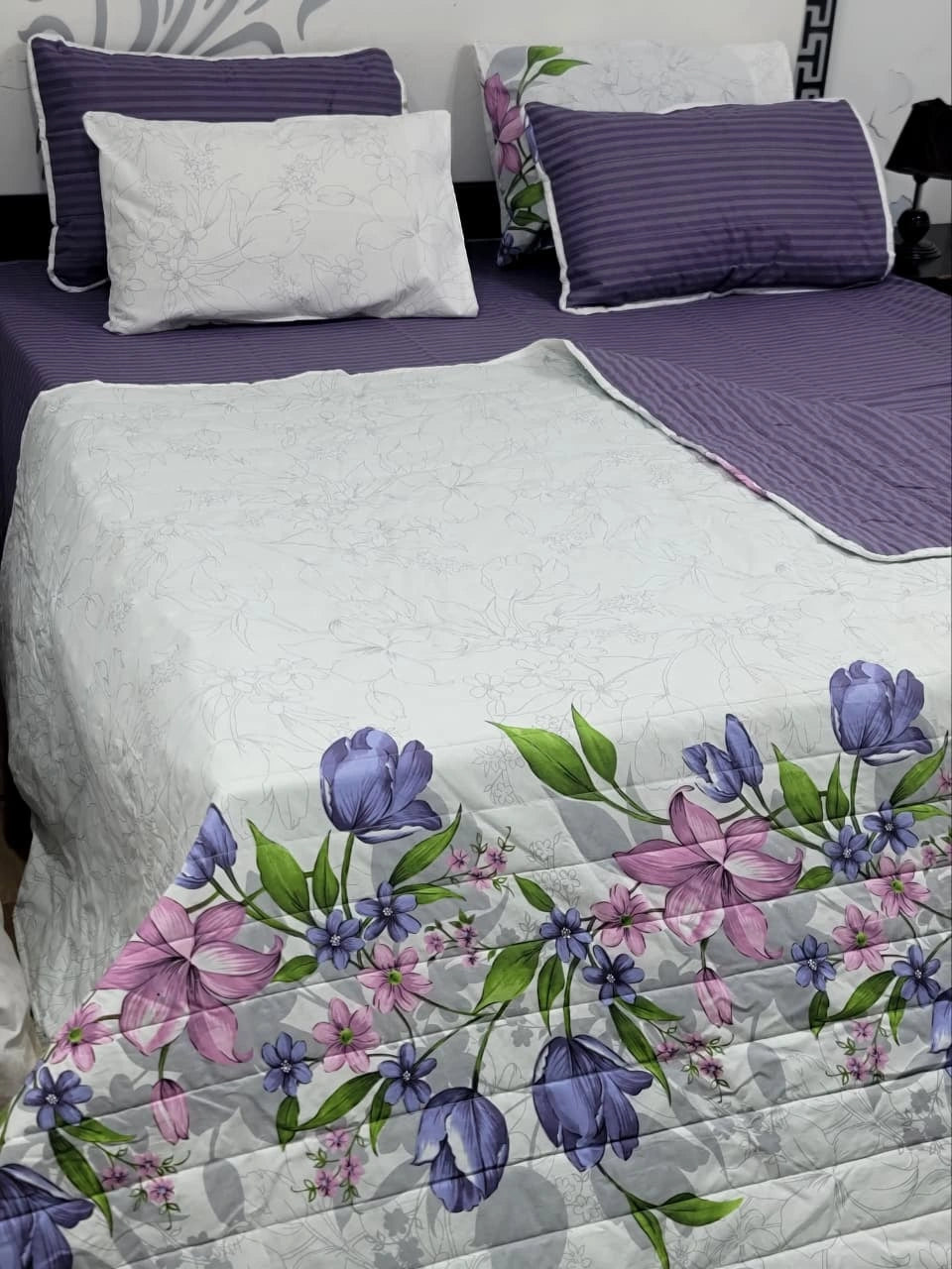 6-Piece Export Quality Cotton Comforter Set