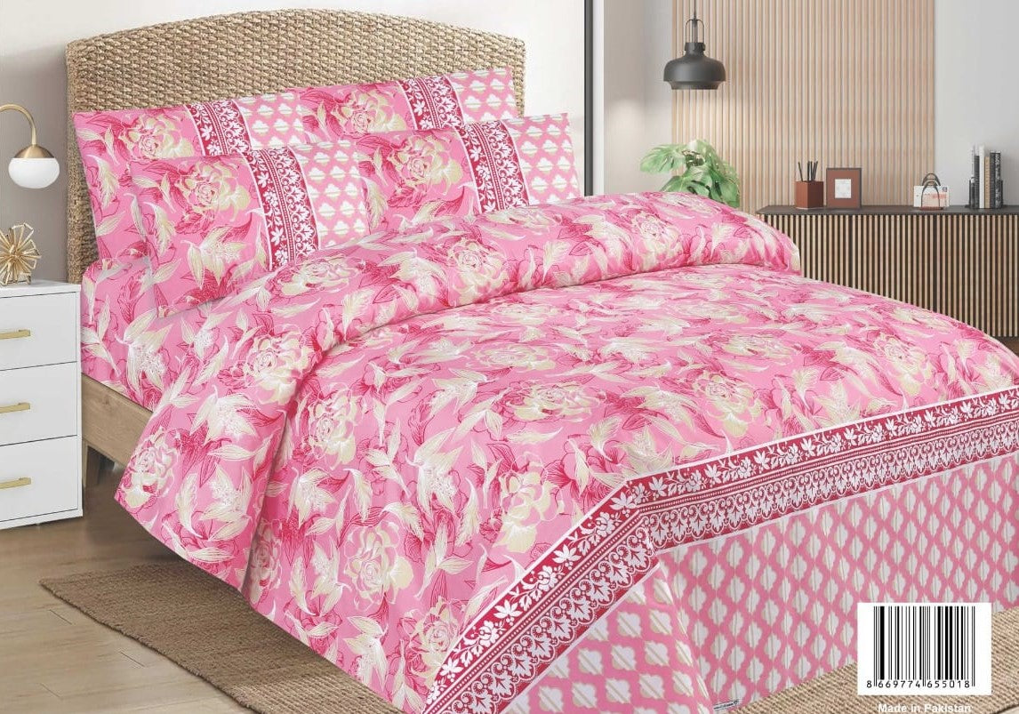 6 PCs Winter Comforter Set (Heavy Filling)