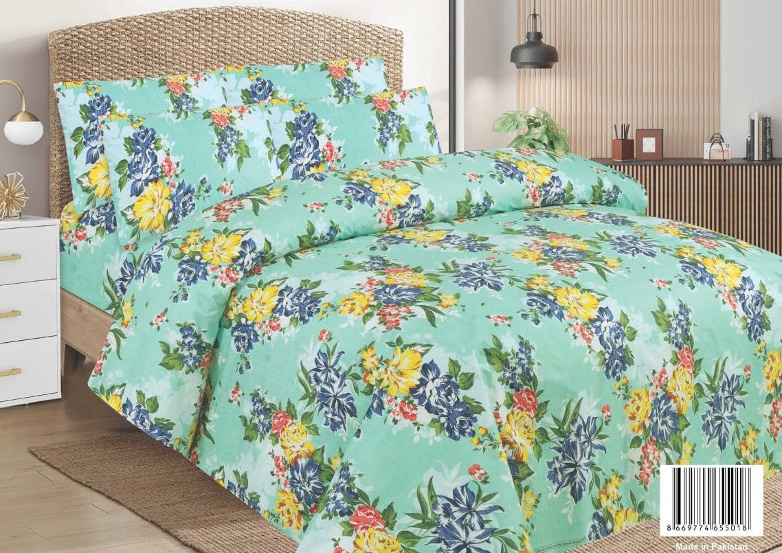 6 PCs Winter Comforter Set (Heavy Filling)