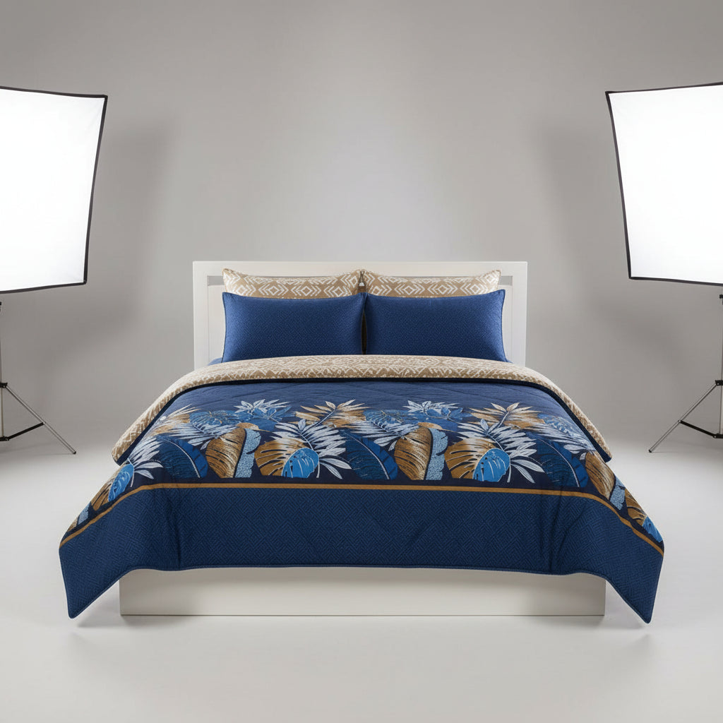 6 Pcs Vicky Razai Set | Double Bed King Size- VRSD-20016