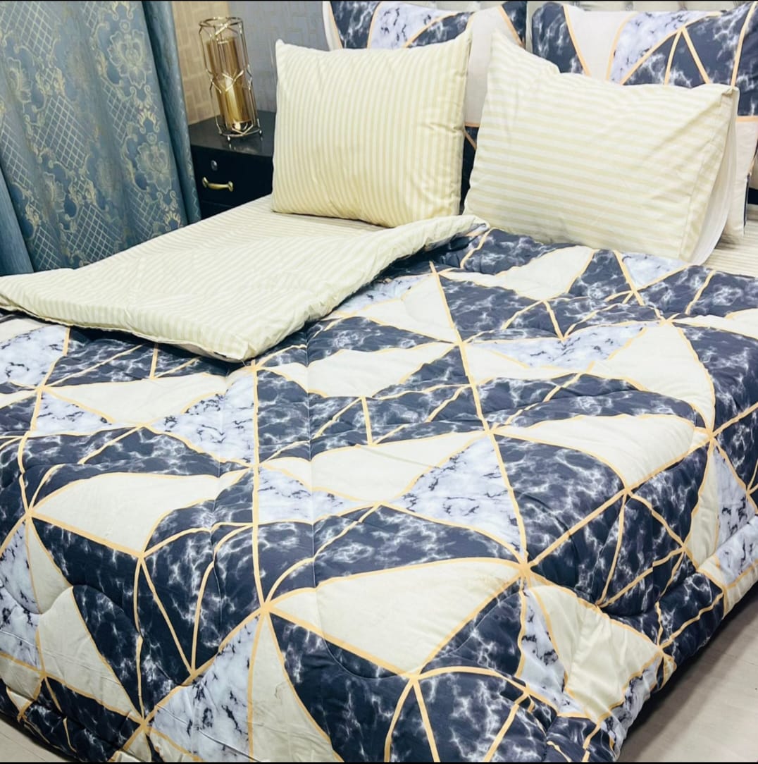 6 Pcs Winter Vicky Razai Set-EQR-20030