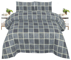 Crystal Bed Sheet-King Size-3Pcs-Design-123