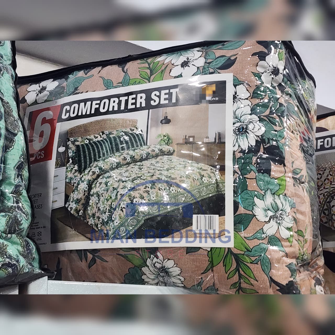 6 PCs Winter Comforter Set (Heavy Filling)