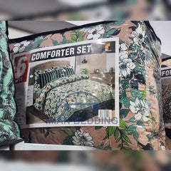 6 PCs Winter Comforter Set (Heavy Filling)