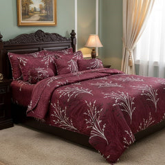 7Pc Printed Comforter Set-Design-#30
