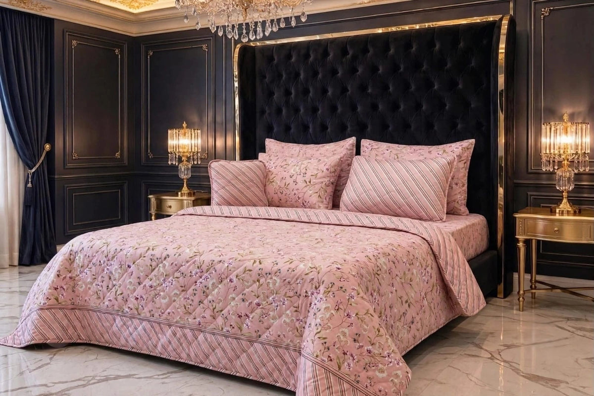 7Pc Printed Comforter Set-Design-#31