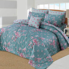 7pc Cotton Comforter Set-Design-#20
