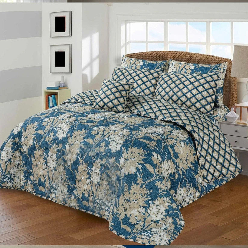 7pc Cotton Comforter Set-Design-#03
