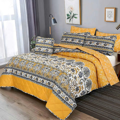 7pc Cotton Comforter Set-Design-#07
