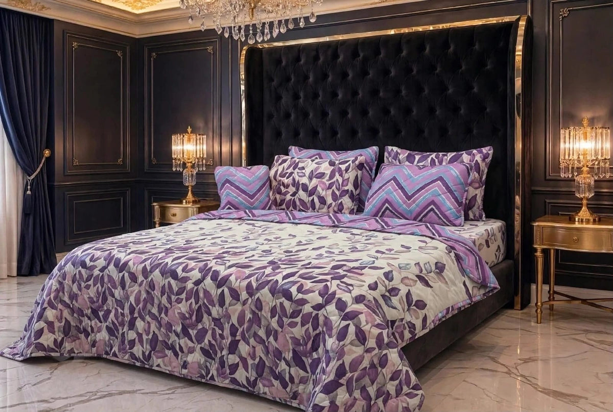 7pc Cotton Comforter Set-Design-#09