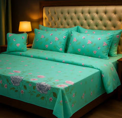 7pc Cotton Comforter Set-Design-#11