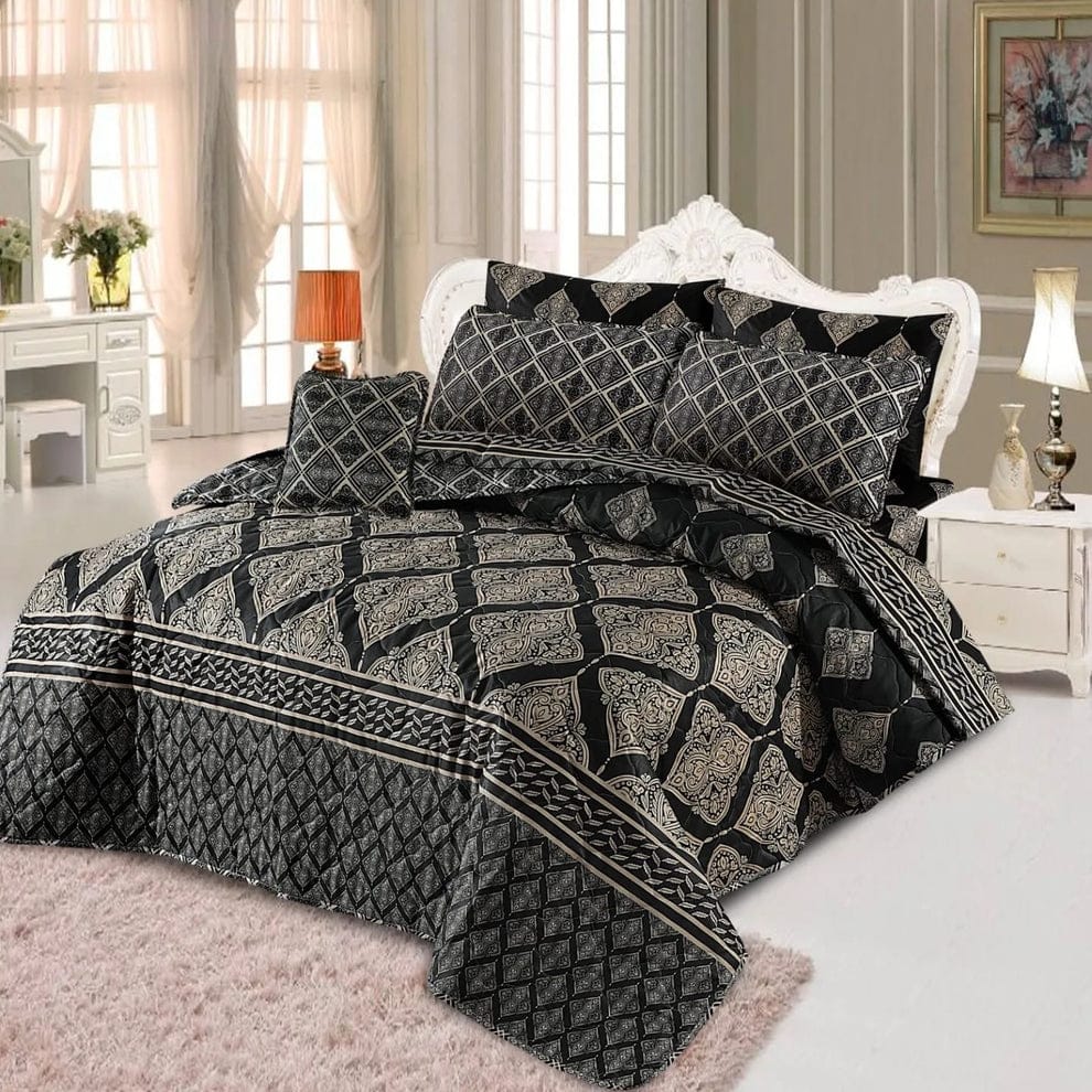 7pc Cotton Comforter Set-Design-#22
