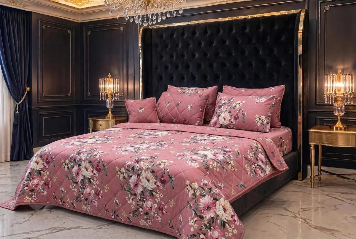 7pc Cotton Comforter Set-Design-#23