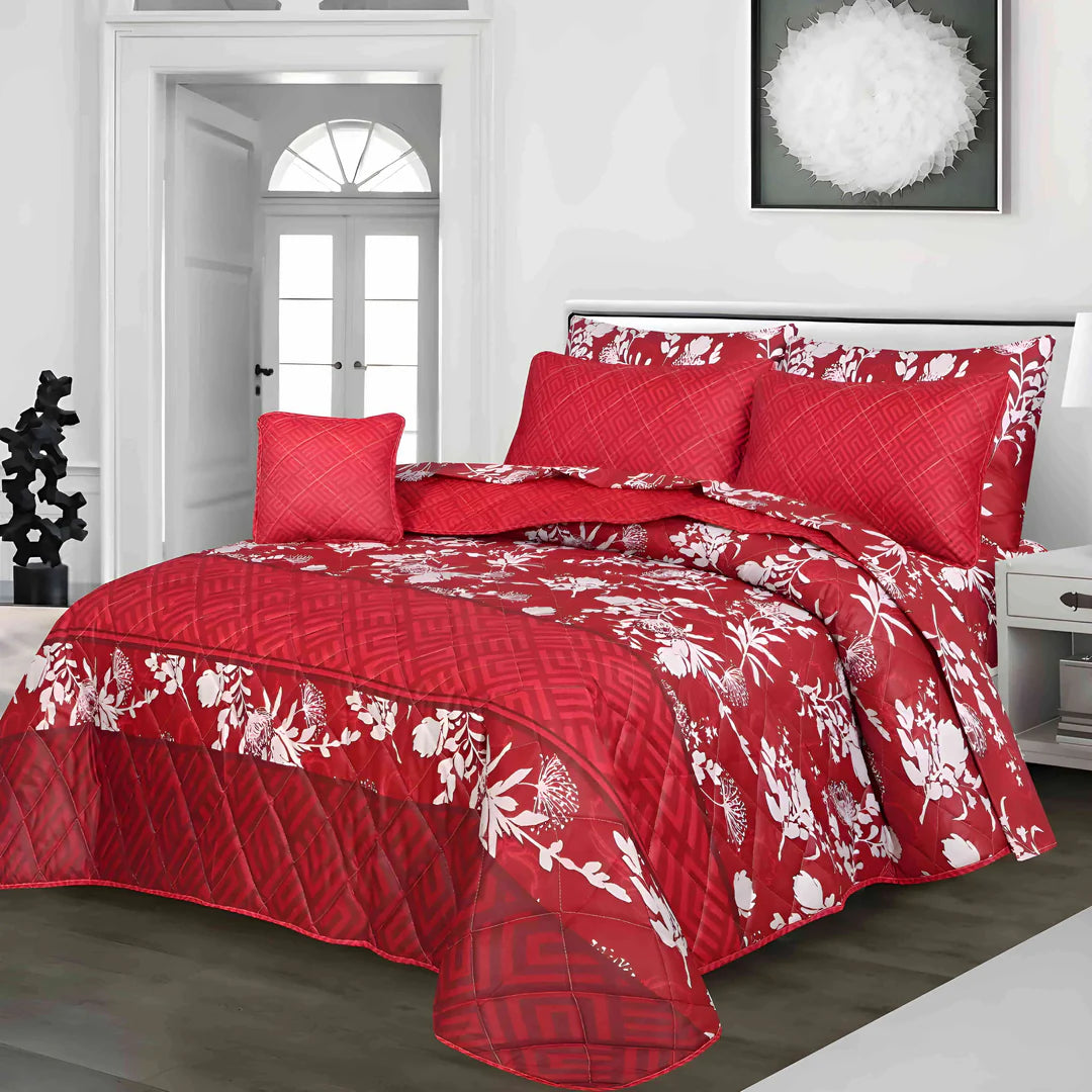 7pc Cotton Comforter Set-Design-#09