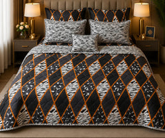 7pc Cotton Comforter Set-Design-#28
