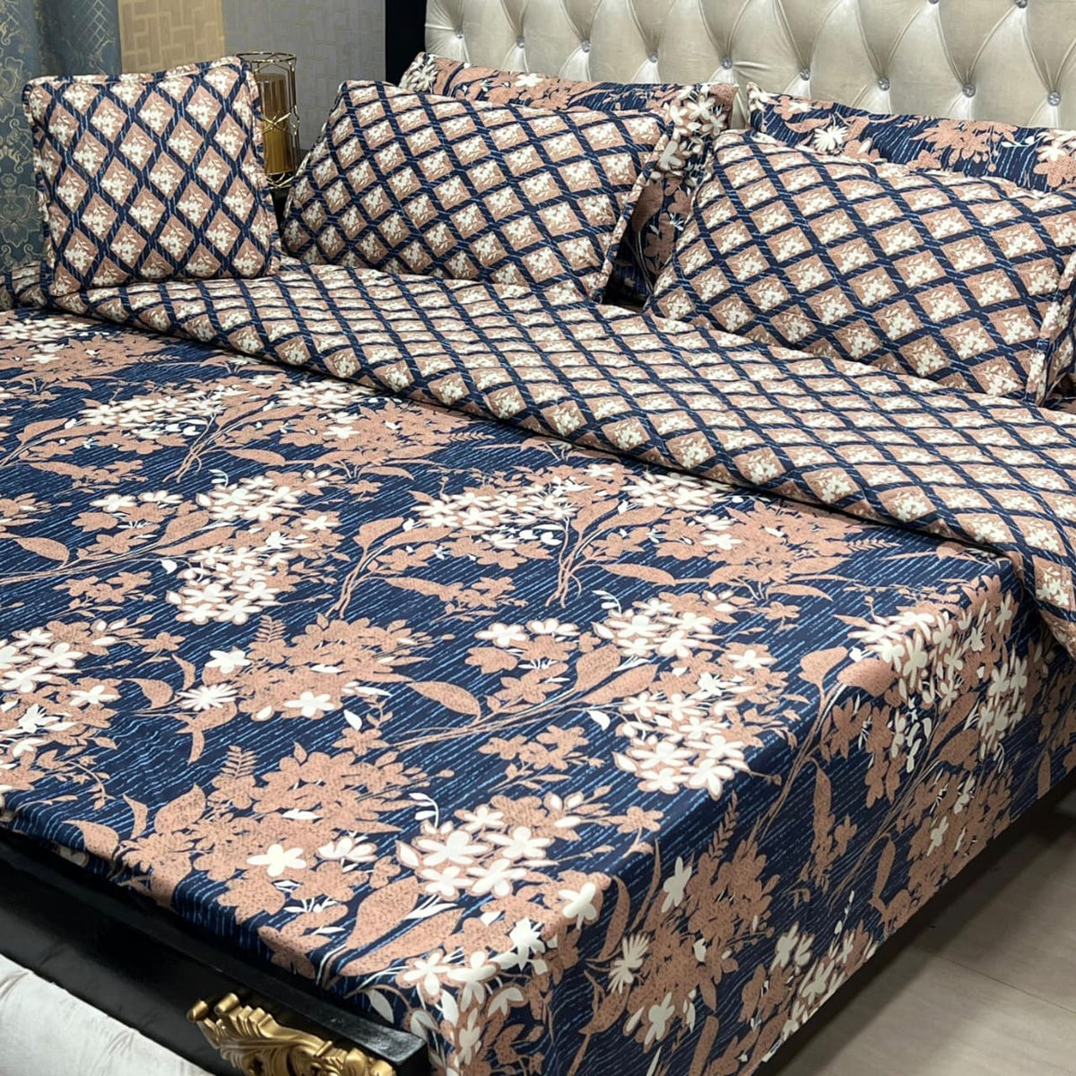 7pc Cotton Comforter Set-Design-#03