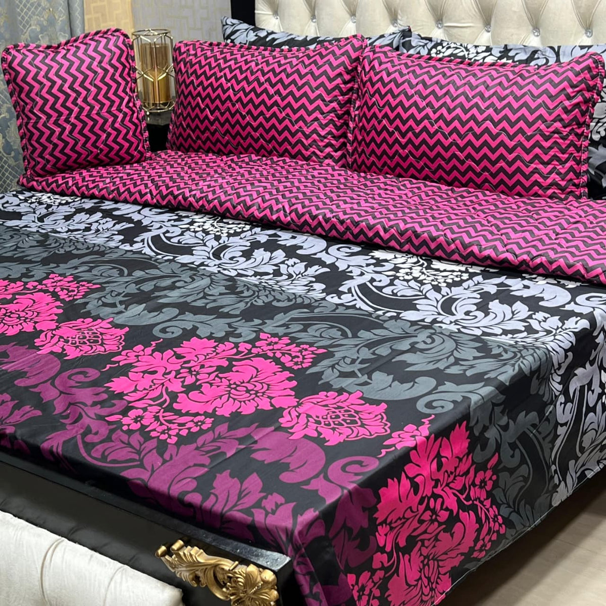 7pc Cotton Comforter Set-Design-#14
