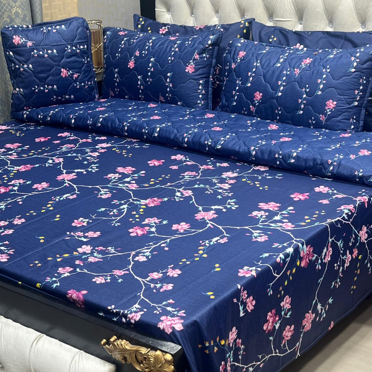 7pc Cotton Comforter Set-Design-#15