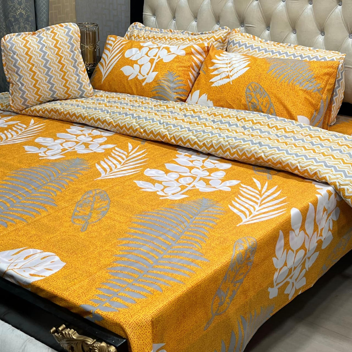 7pc Cotton Comforter Set-Design-#18