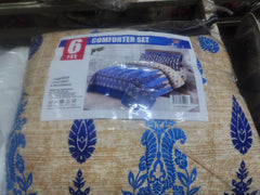 6 PIECE WINTER COMFORTER SET-Soft Thick Comforter