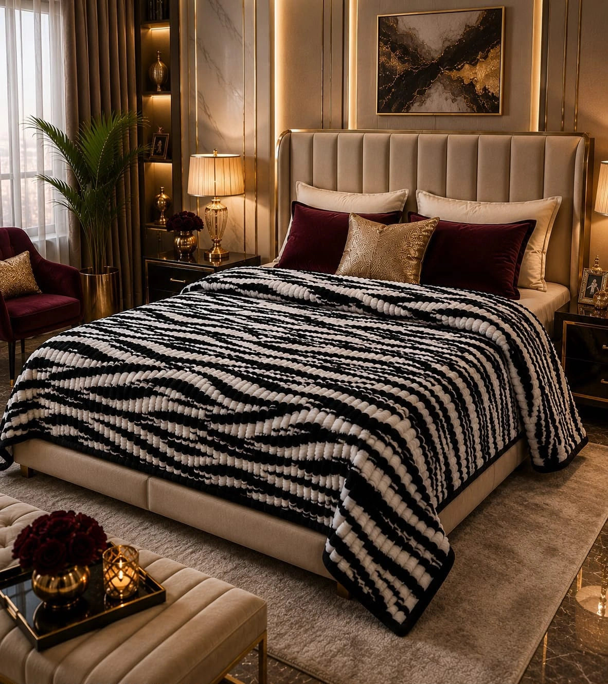 Double Flannel Blanket AC Blanket