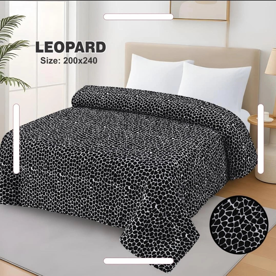 Ac Blankets Double Leopard Design -141