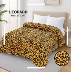 Ac Blankets Double Leopard Design -142