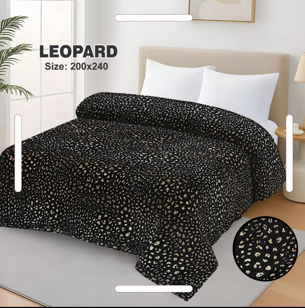 Ac Blankets Double Leopard (For Summer)
